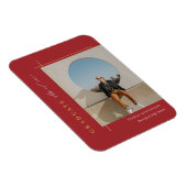 Modernes Abschluss Foto Magnet (Rechte Seite)