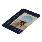 Modernes Abschluss Foto Magnet (Linke Seite)