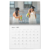 Modernes Abschluss Foto Minimalistischer Kalender (Mär 2027)
