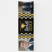 Modernes Abschluss Pattern - 2 Abschluss Foto Banner (Vertikal)