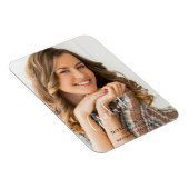 Modernes Abschluss Script Foto Magnet (Rechte Seite)