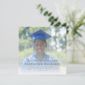 Modernes Abschluss Typografie-Foto Ankündigung (Stehend Vorderseite)