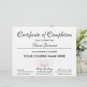 Modernes Abschlusszeugnis (Stehend Vorderseite)