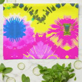 MODERNES ABSTRACT-DESIGN KRAWATTE DYE GESCHIRRTUCH (Gefaltet)