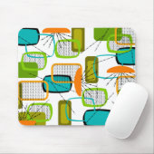 Modernes Abstrakt #57 Mitte des Jahrhunderts Mousepad (Mit Mouse)