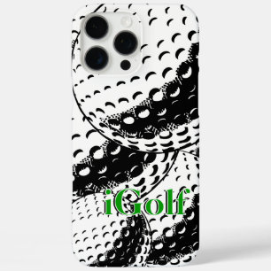 Modernes Abstrakt Art Collage Muster iGolf iPhone 16 Pro Max Hülle
