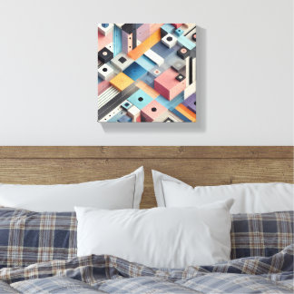 modernes abstrakt Art Pattern Leinwanddruck