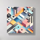 modernes abstrakt Art Pattern Leinwanddruck (Vorderseite)