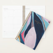 Modernes Abstrakt Art Personalisierter Planer (Anzeige)