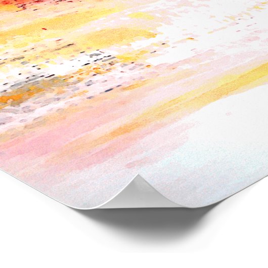 Modernes Abstrakt Art Poster - Minimalistische Kun (Ecke)