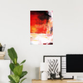 Modernes Abstrakt Art Poster - Minimalistische Kun (Heimbüro)