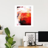 Modernes Abstrakt Art Poster - Minimalistische Kun (Heimbüro)