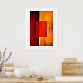 Modernes Abstrakt Art Poster - Minimalistische Kun (Küche)