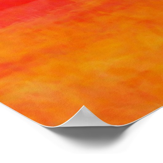 Modernes Abstrakt Art Poster - Rothko Style (Ecke)