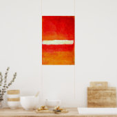 Modernes Abstrakt Art Poster - Rothko Style (Küche)