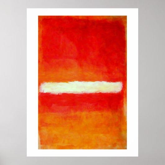Modernes Abstrakt Art Poster - Rothko Style (Vorne)
