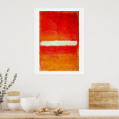 Modernes Abstrakt Art Poster - Rothko Style (Küche)