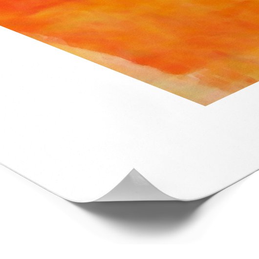 Modernes Abstrakt Art Poster - Rothko Style (Ecke)