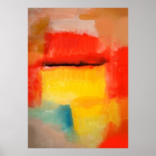 Modernes Abstrakt Art Poster - Rothko Style (Vorne)