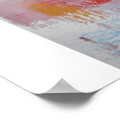 Modernes Abstrakt Art Print Poster (Ecke)
