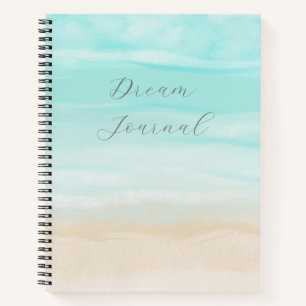 Modernes Abstrakt Beach Dream Journal Notizblock
