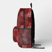Modernes Abstrakt Bedruckter Rucksack (Rechts)