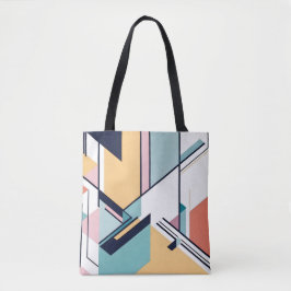 Modernes, abstrakt chic geometrisches Design Tasche