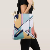 Modernes, abstrakt chic geometrisches Design Tasche (Von Nahem)