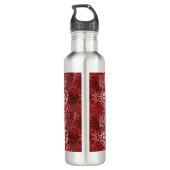 Modernes Abstrakt Edelstahlflasche (Rückseite)