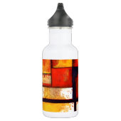 Modernes Abstrakt Edelstahlflasche (Rechts)
