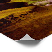 Modernes Abstrakt Expressionist Poster Print (Ecke)