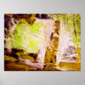 Modernes Abstrakt Expressionist Poster Print (Vorne)