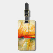 Modernes Abstrakt Expressionisten-Gepäckanhänger Gepäckanhänger (Vorderseite vertikal)