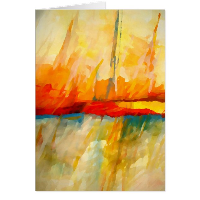 Modernes Abstrakt-expressionistisches Gemälde (Vorne)