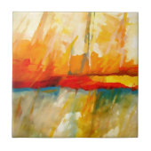 Modernes Abstrakt-expressionistisches Gemälde Fliese (Vorderseite)