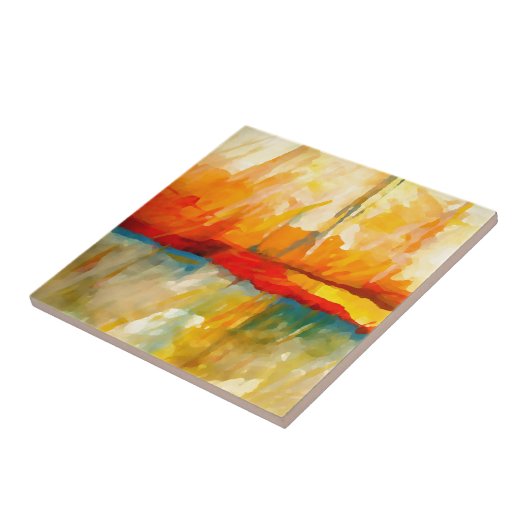 Modernes Abstrakt-expressionistisches Gemälde Fliese (Seite)