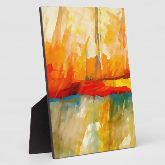 Modernes Abstrakt-expressionistisches Gemälde Fotoplatte (Seite)