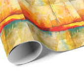 Modernes Abstrakt-expressionistisches Gemälde Geschenkpapier (Rolleneckpunkt)