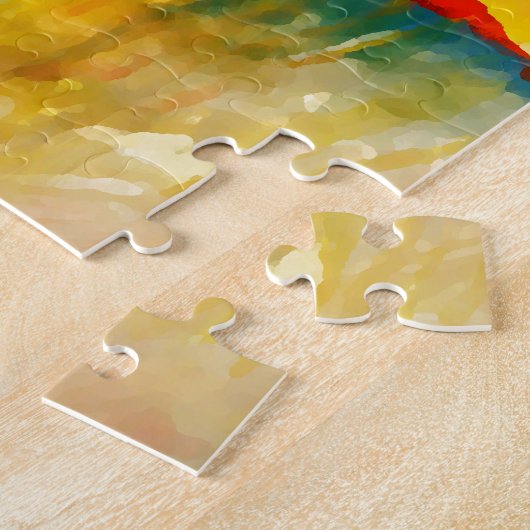 Modernes Abstrakt-expressionistisches Gemälde Puzzle (Seite)