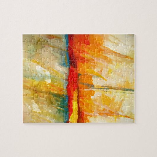 Modernes Abstrakt-expressionistisches Gemälde Puzzle (Horizontal)