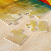 Modernes Abstrakt-expressionistisches Gemälde Puzzle (Seite)