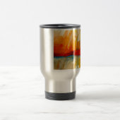 Modernes Abstrakt-expressionistisches Gemälde Reisebecher (Mittel)