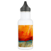 Modernes Abstrakt-expressionistisches Gemälde Trinkflasche (Links)