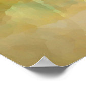 Modernes Abstrakt-expressionistisches Malerposter Poster (Ecke)