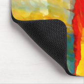 Modernes Abstrakt-expressionistisches Malwerkzeug Mousepad (Ecke)