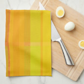 Modernes Abstrakt | Farbenfrohe Zitrusfarben Geschirrtuch (Viertel Falte)