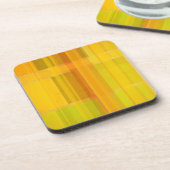 Modernes Abstrakt | Farbenfrohe Zitrusfarben Getränkeuntersetzer (Linke Seite)