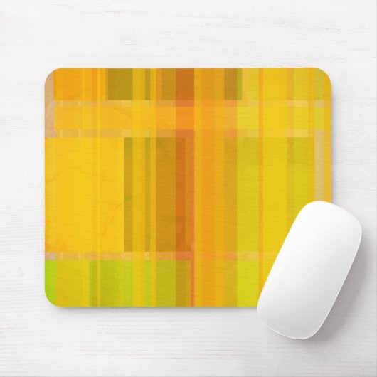 Modernes Abstrakt | Farbenfrohe Zitrusfarben Mousepad (Mit Mouse)