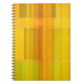Modernes Abstrakt | Farbenfrohe Zitrusfarben Notizblock (Vorderseite)