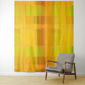 Modernes Abstrakt | Farbenfrohe Zitrusfarben Wandteppich (Beispiel)